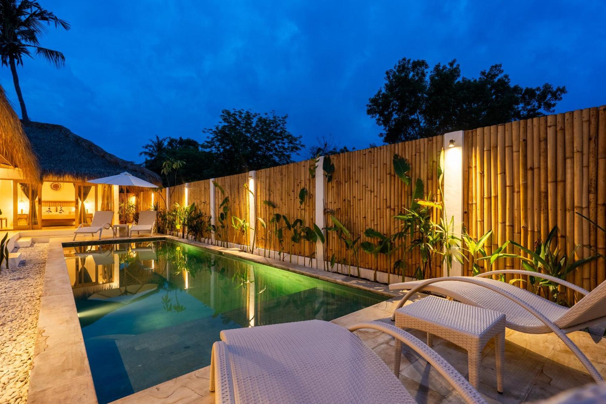 Villa Kelapa Kucing Gili Air Exterior photo